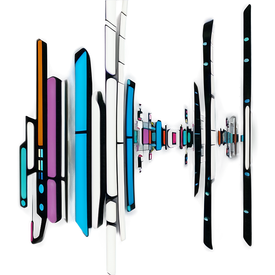 Futuristic Vertical Line Style Png Dqg74 PNG image