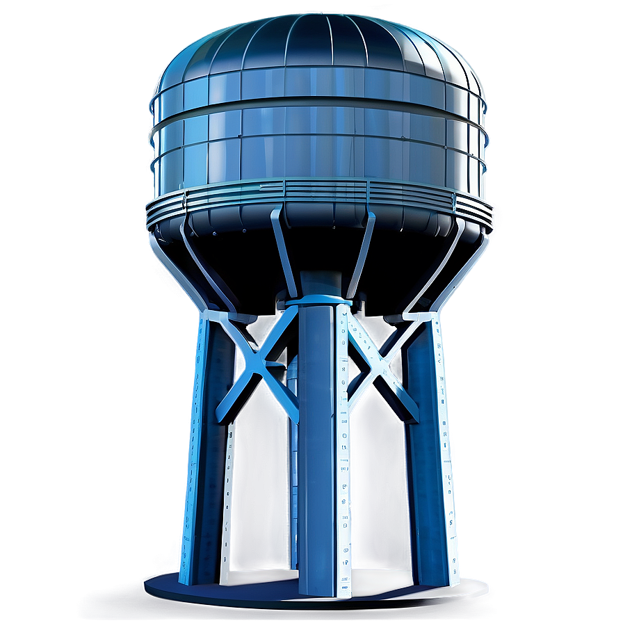 Futuristic Water Tower Concept Png 18 PNG image