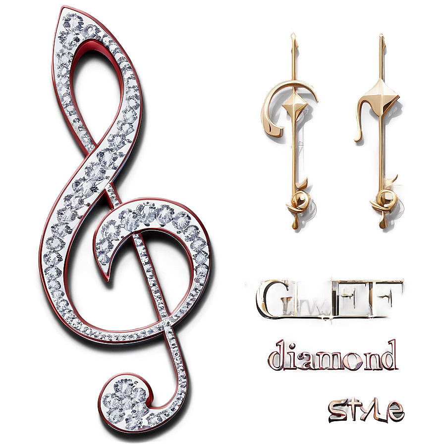 G Clef In Diamond Style Png 76 PNG image