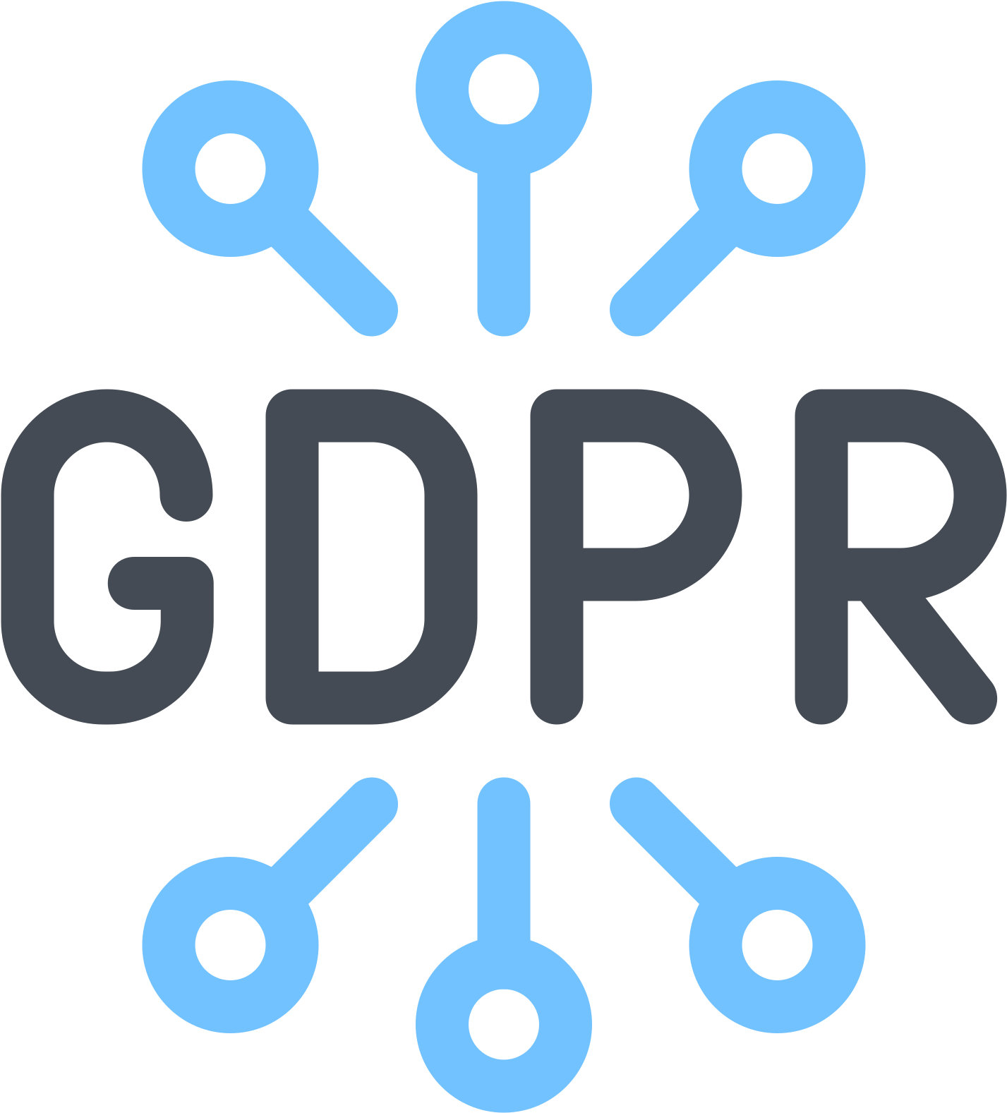 G D P R Network Icon PNG image