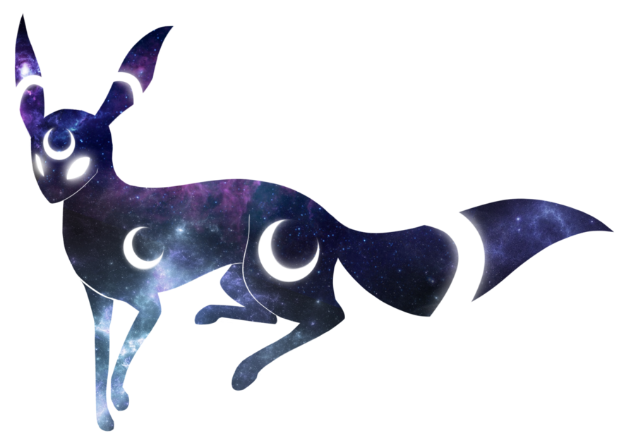 Galactic Umbreon Artwork PNG image