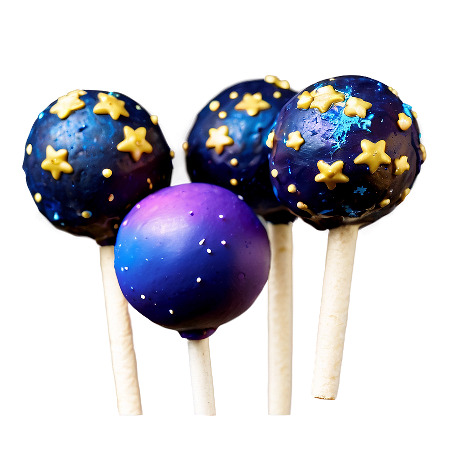 Galaxy Cake Pop Png 06212024 PNG image