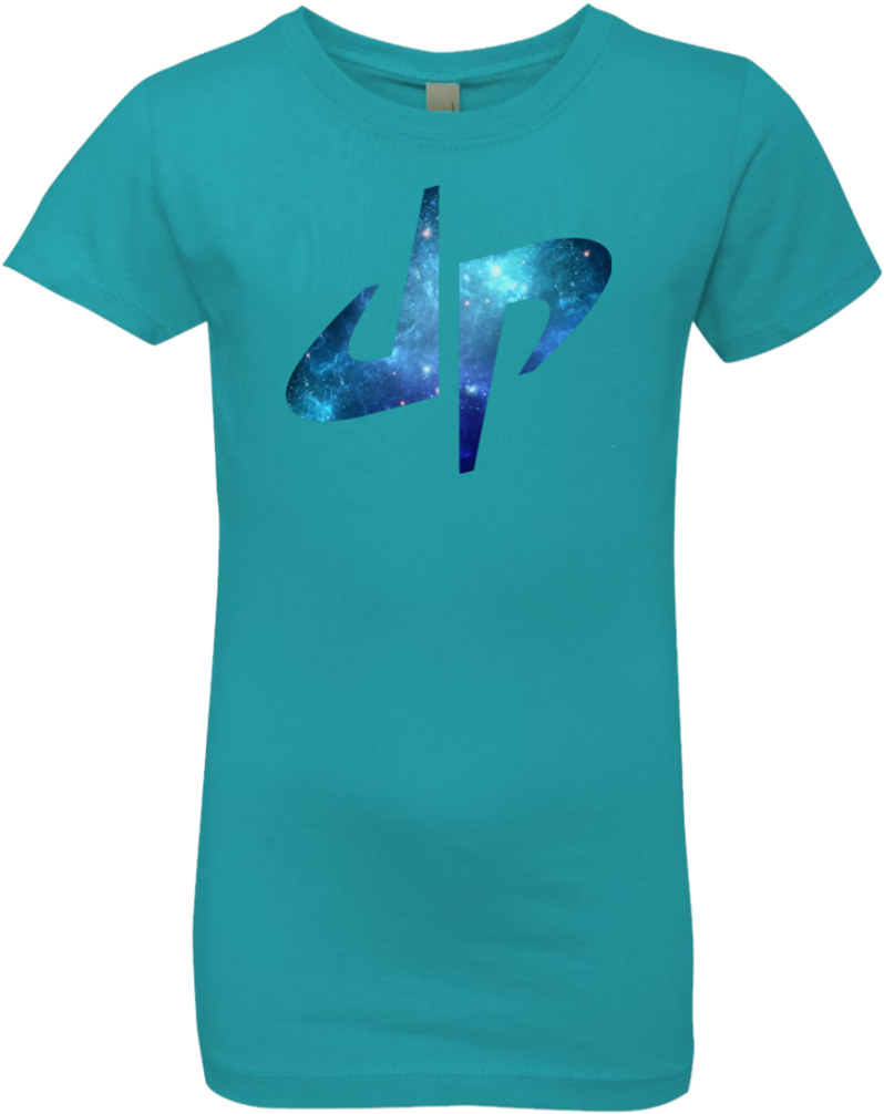 Galaxy Print Logo T Shirt PNG image