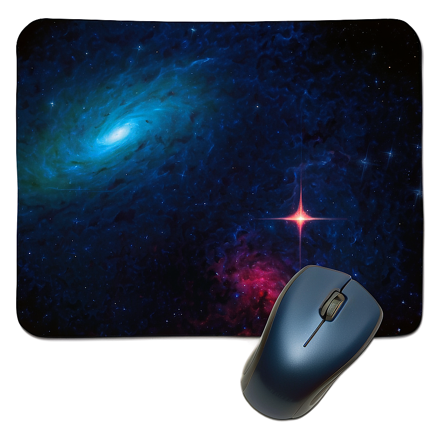 Galaxy Print Mousepad Png Qdp PNG image