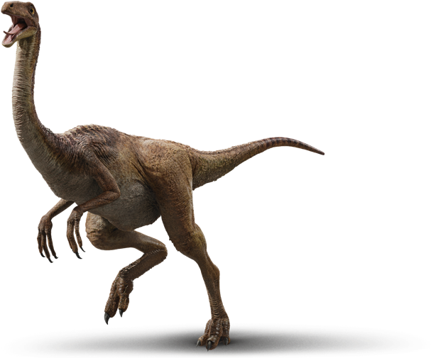 Gallimimus Dinosaur Render Jurassic World PNG image