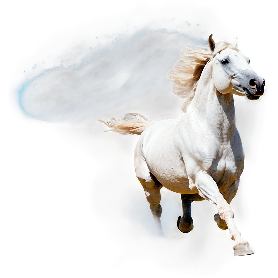 Galloping Horse Dust Cloud Png 63 PNG image