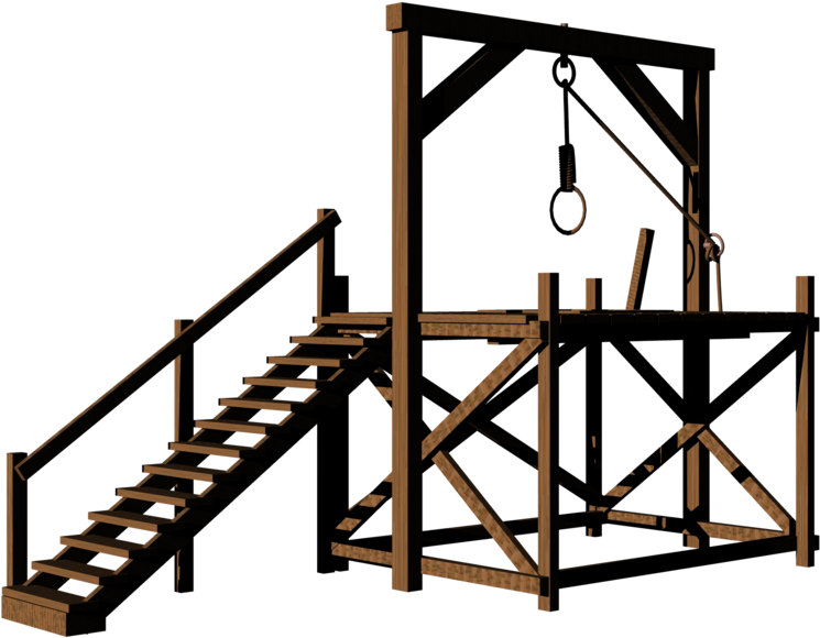 Gallowsand Noose Structure PNG image