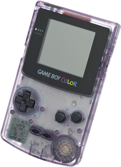 Game Boy Color Transparent Purple PNG image