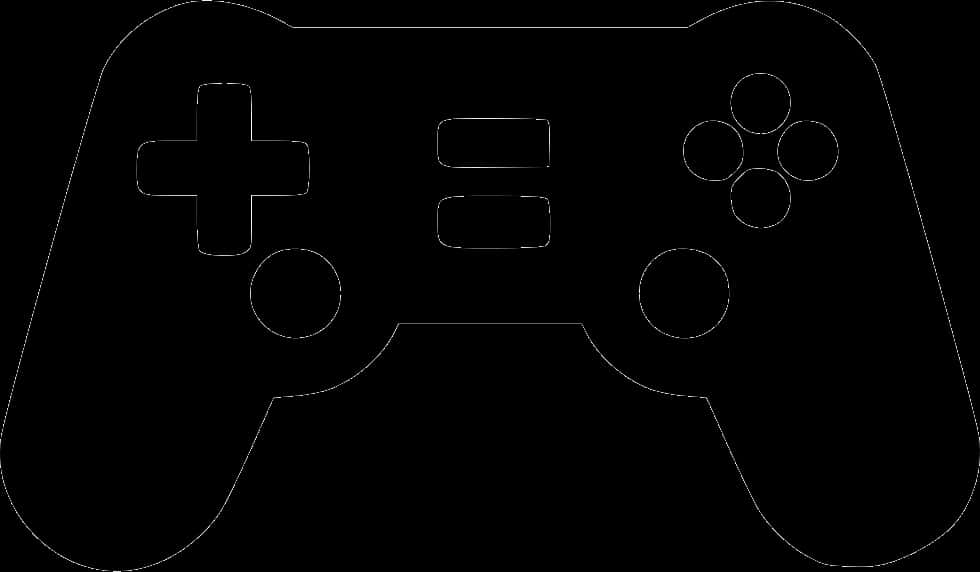 Game_ Controller_ Outline PNG image