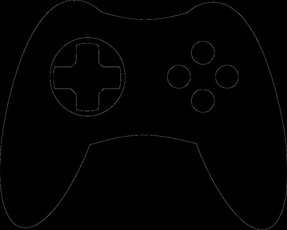 Game Controller Outline PNG image