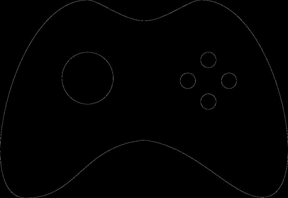 Game_ Controller_ Outline_ Vector PNG image