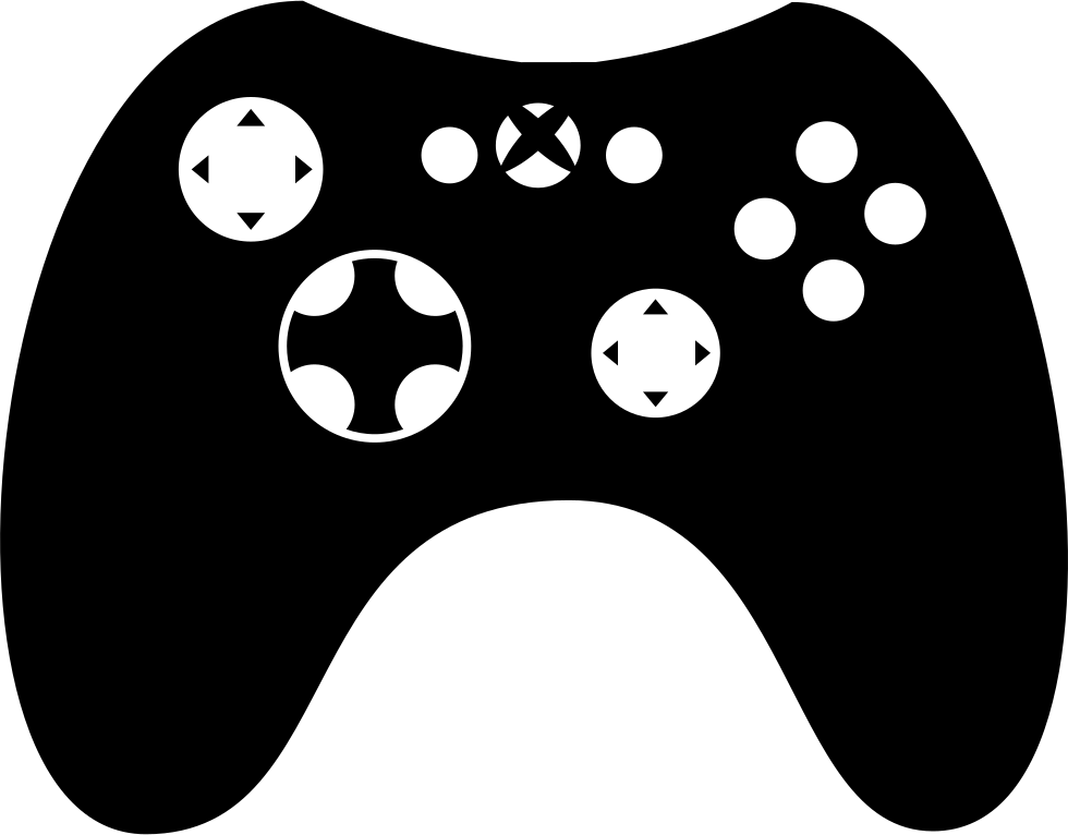 Game Controller Silhouette PNG image