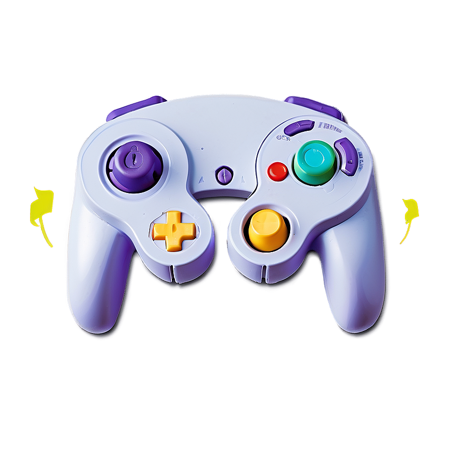 Gamecube Controller Button Guide Png Bat39 PNG image