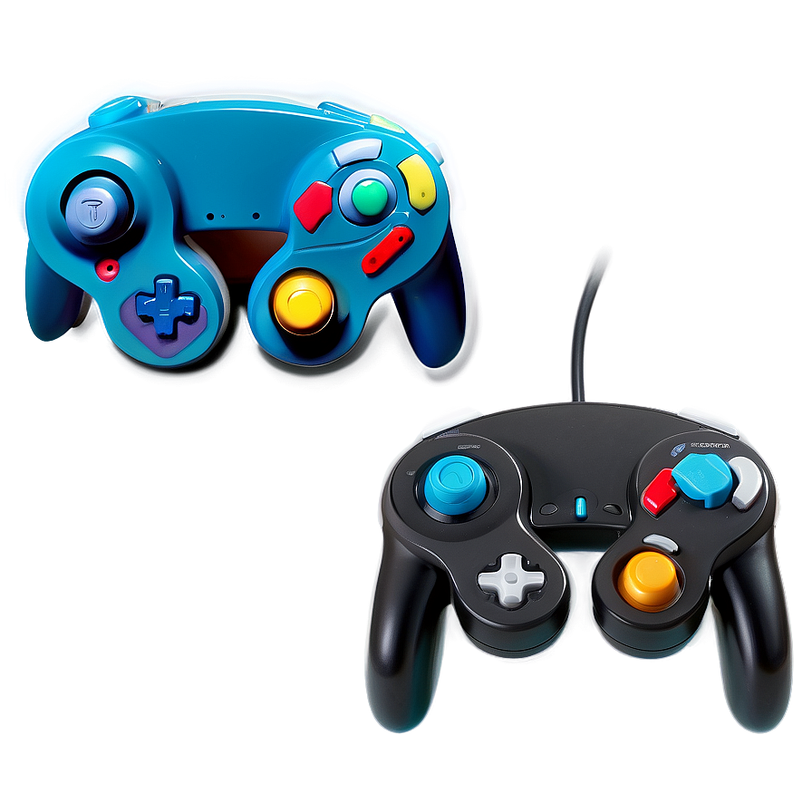 Gamecube Controller Classic Design Png Arf33 PNG image