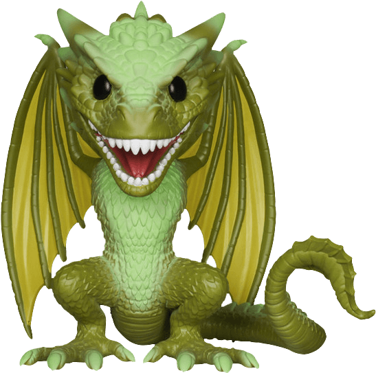 Gameof Thrones Green Dragon Figure PNG image