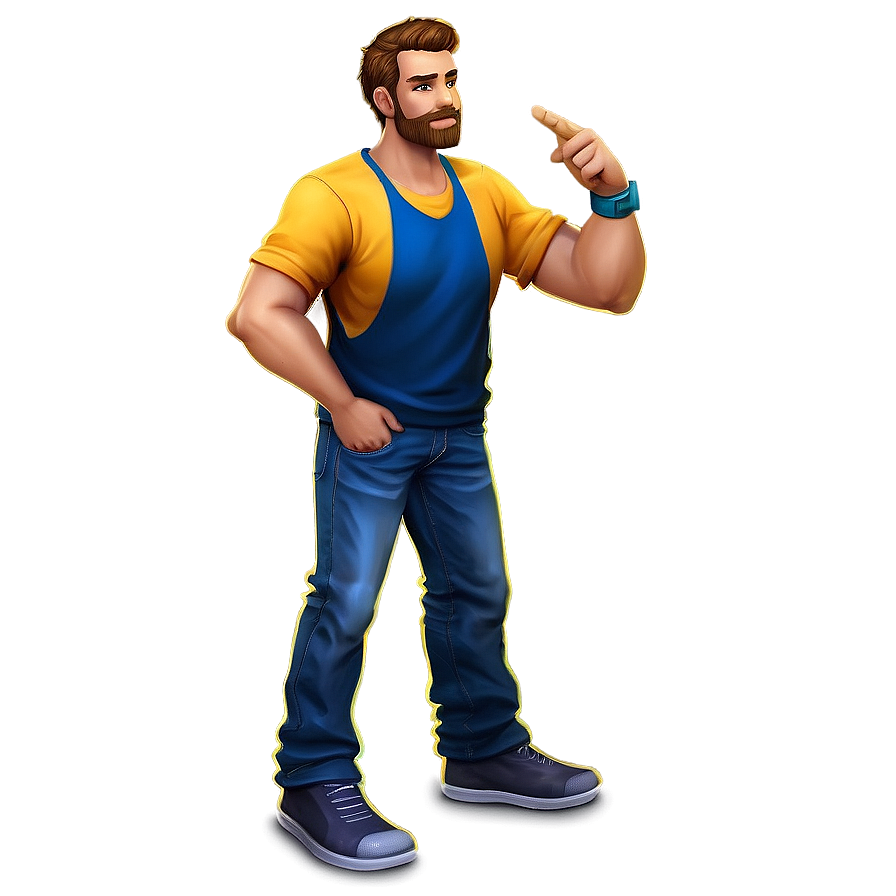 Gamer Guy Png Dgj53 PNG image