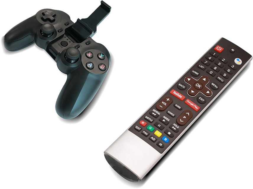 Gaming Controllerand T V Remote PNG image