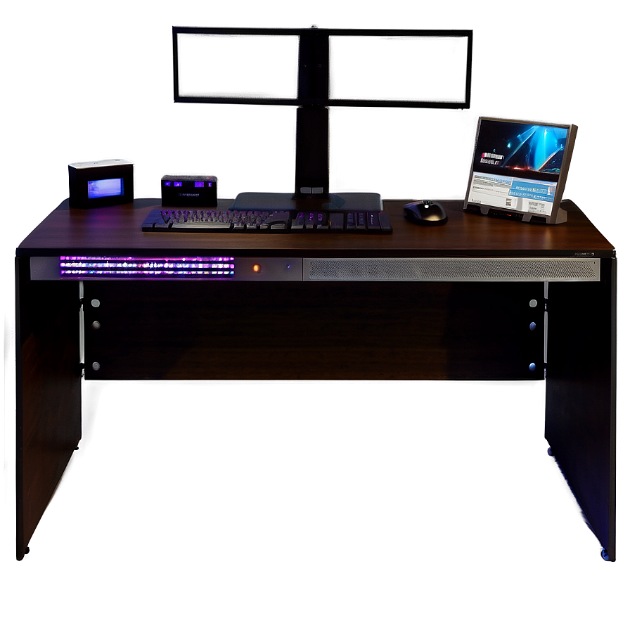 Gaming Desk With Hutch Png 88 PNG image