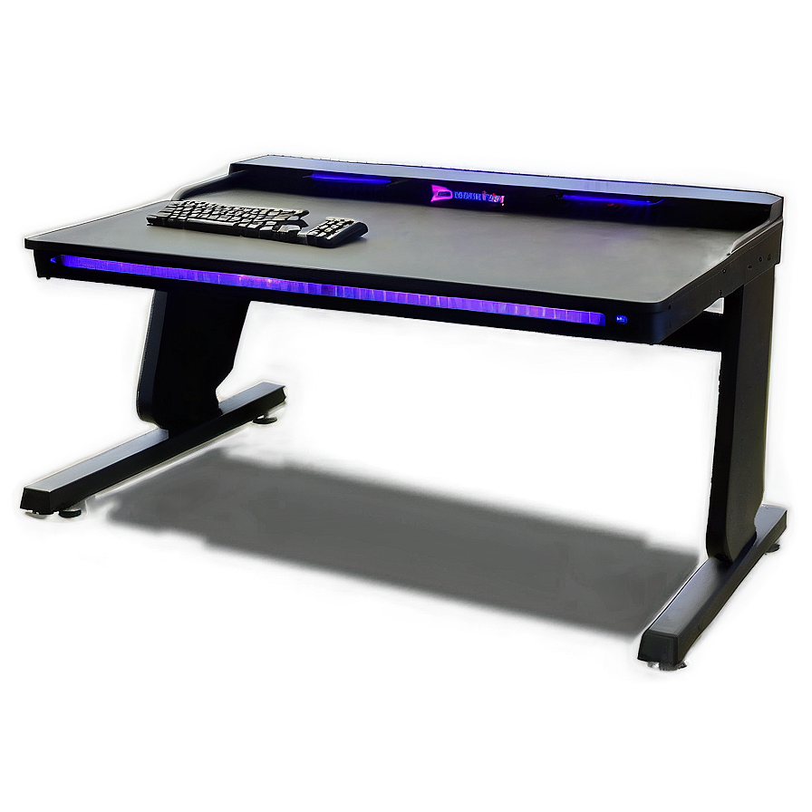 Gaming Desk With Keyboard Tray Png 06212024 PNG image