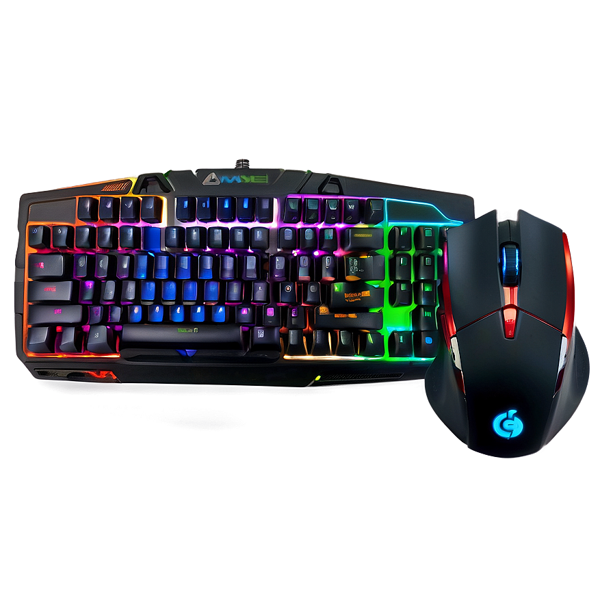 Gaming Keyboard And Mouse Png 06292024 PNG image