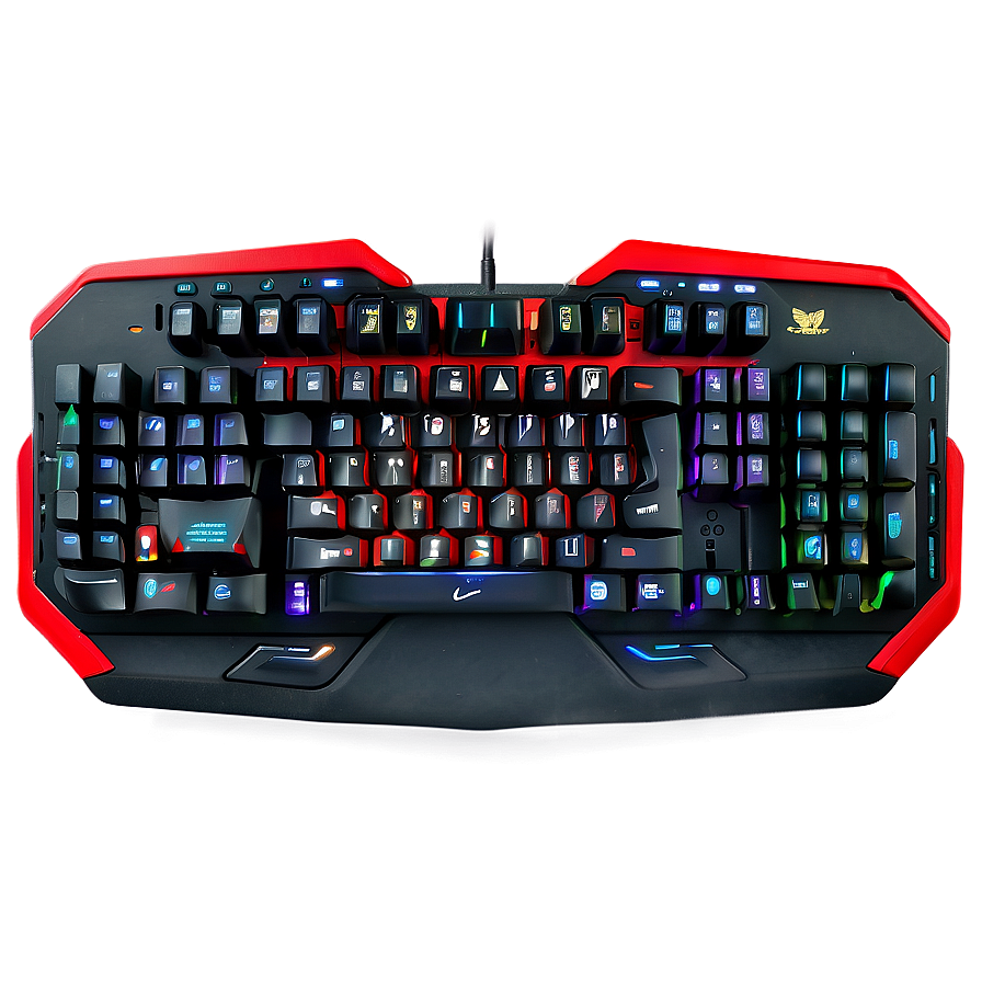 Gaming Keyboard With Red Switches Png 95 PNG image