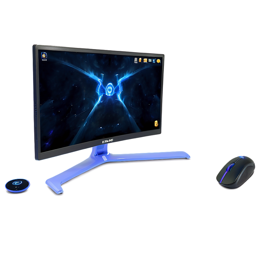 Gaming Monitor With Webcam Png Vak PNG image