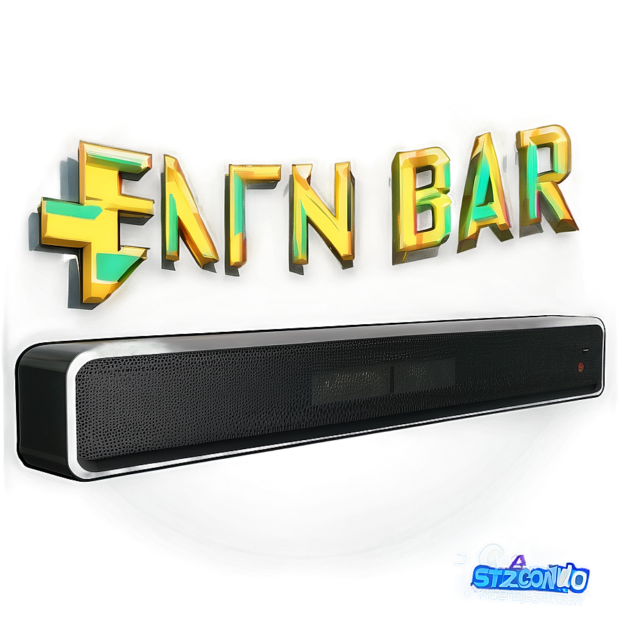 Gaming Sound Bar Png 06282024 PNG image