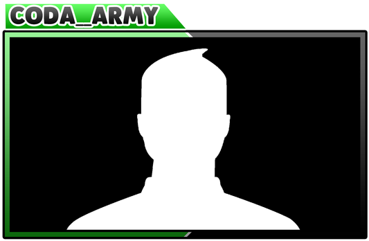 Gaming_ Webcam_ Overlay_ C O D A_ Army PNG image