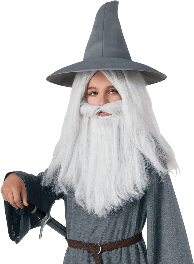 Gandalf Costume Portrait PNG image