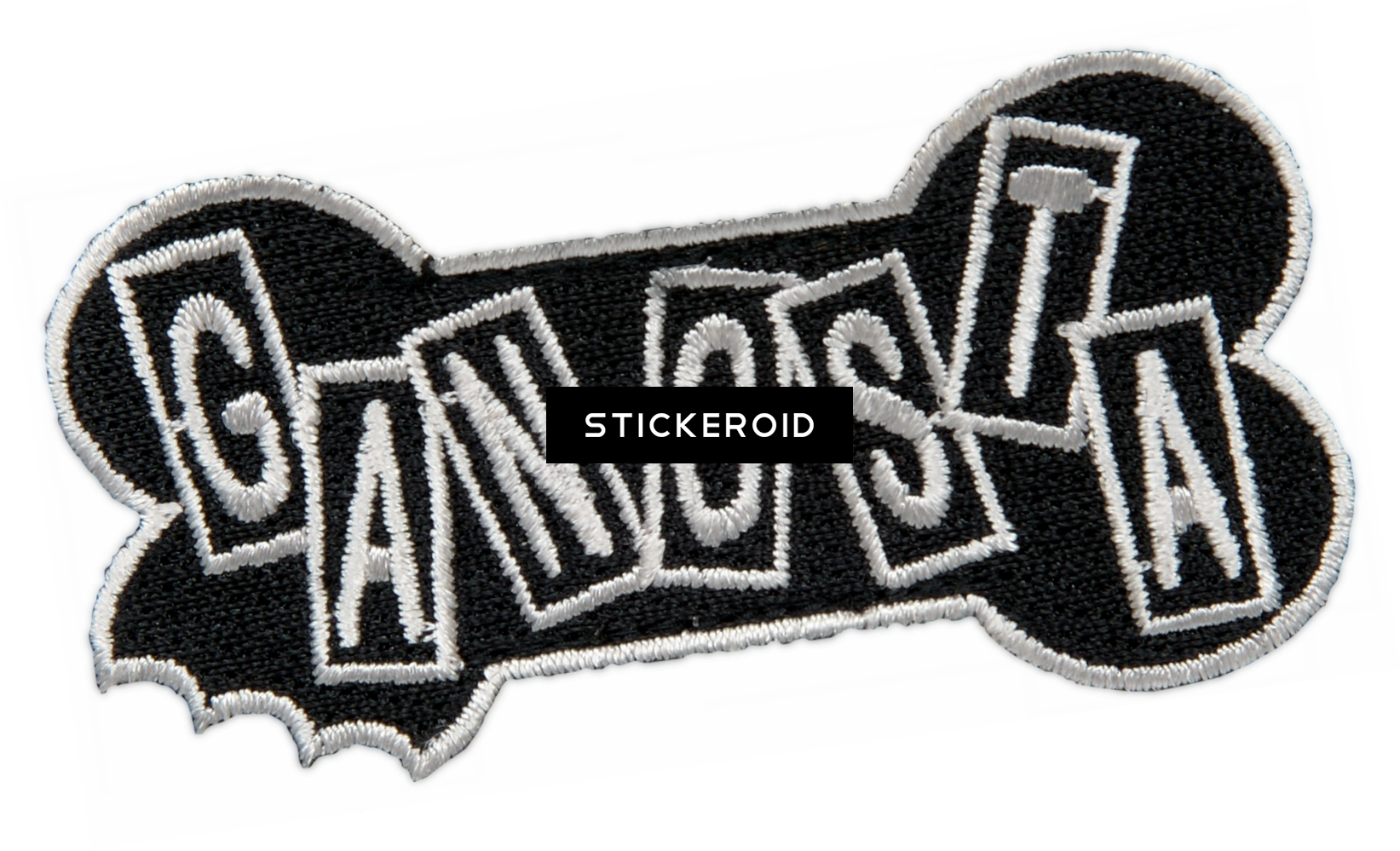 Gangsta Embroidered Patch PNG image