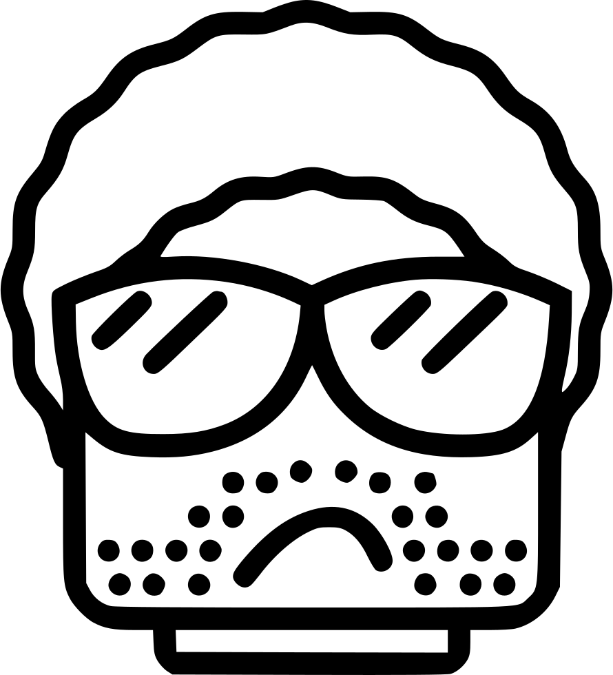 Gangsta Style Cartoon Character Icon PNG image