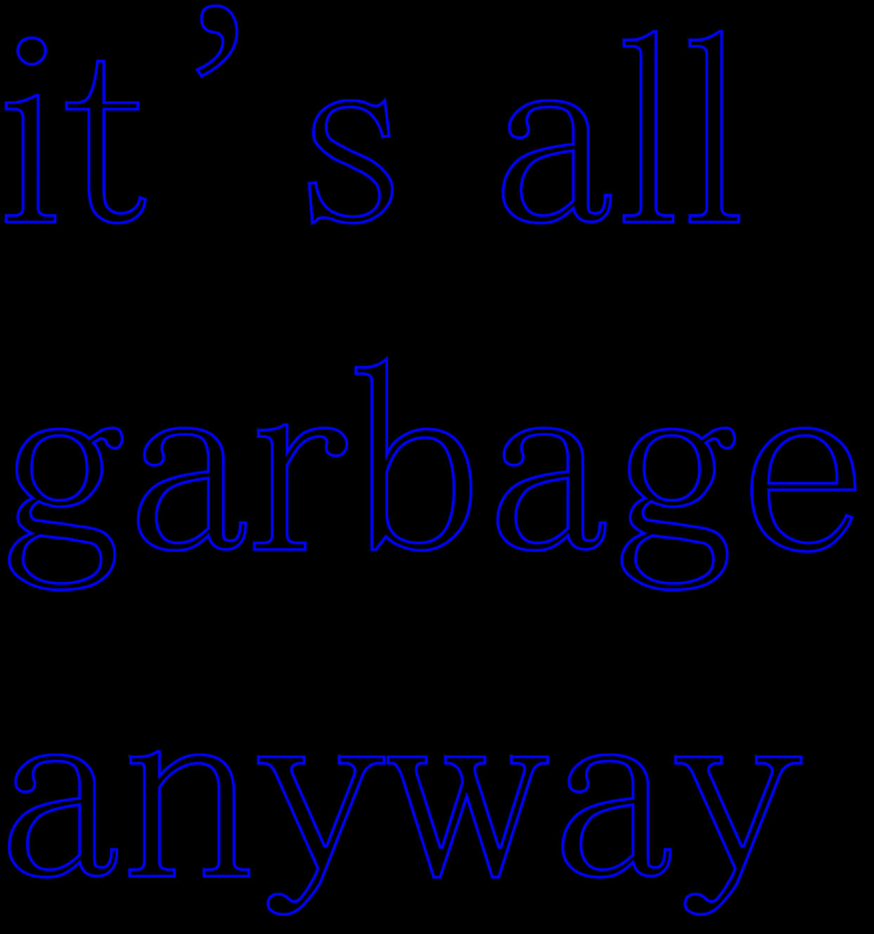 Garbage Statement Aesthetic PNG image