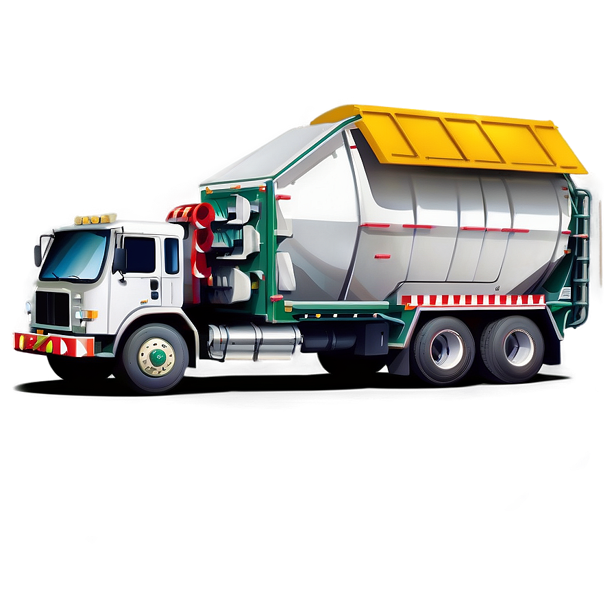 Garbage Truck Design Png 46 PNG image