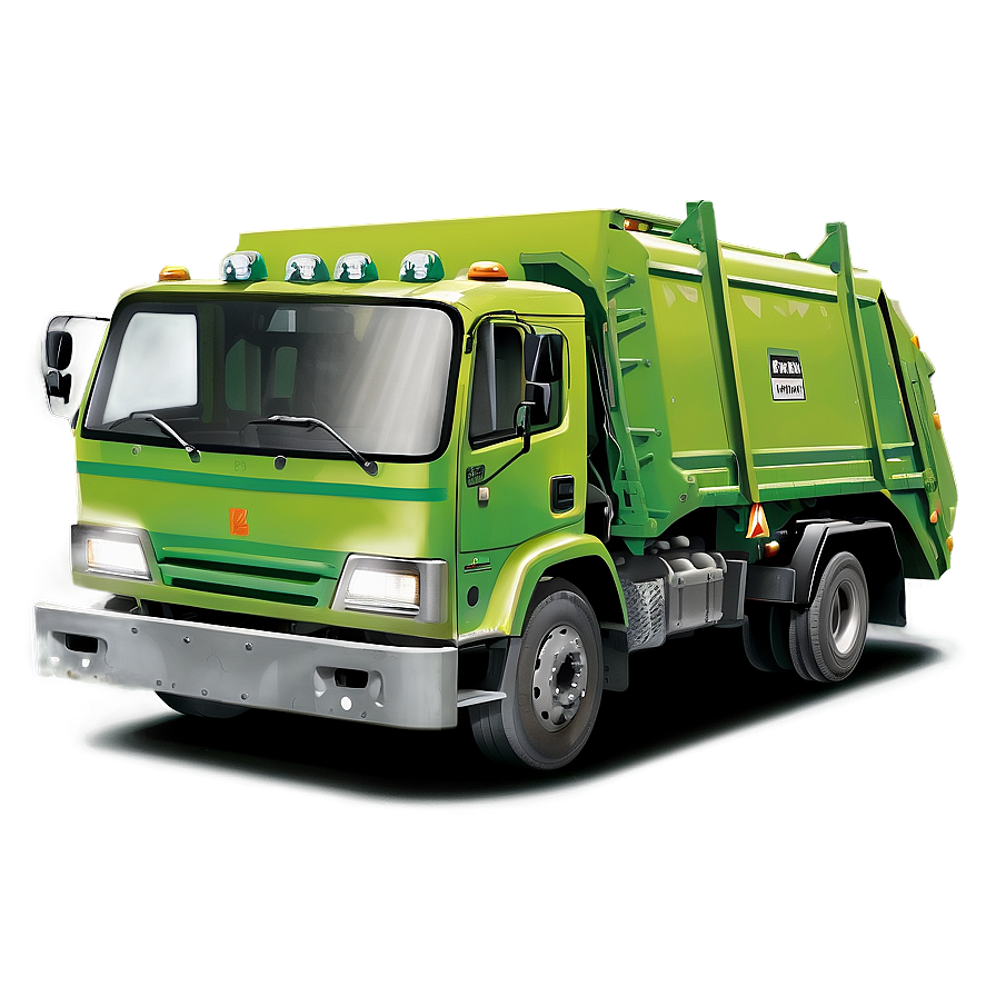 Garbage Truck In Action Png 06202024 PNG image