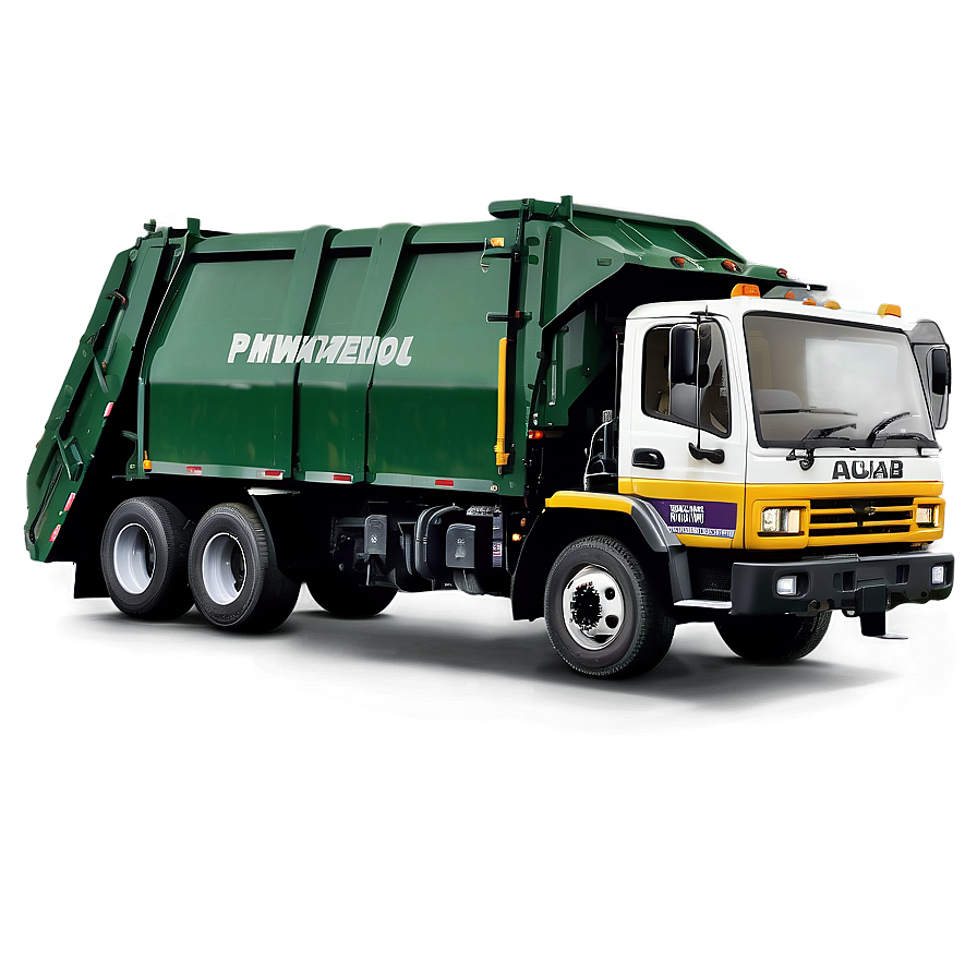 Garbage Truck In Rain Png 77 PNG image