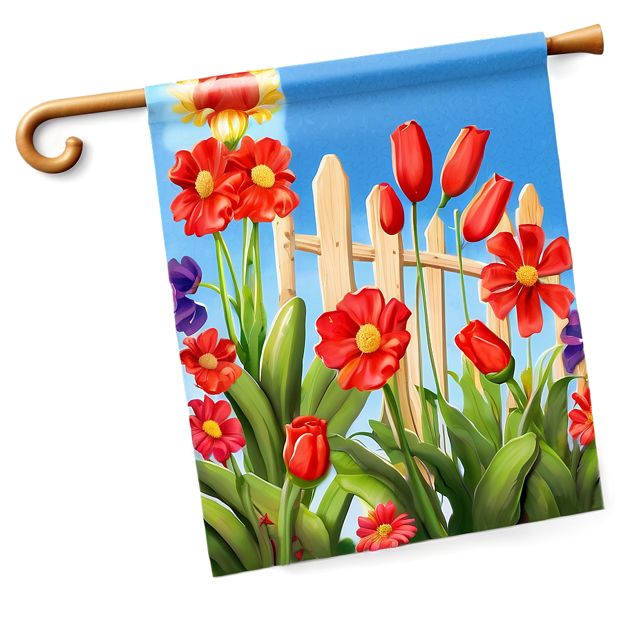 Garden Flag A PNG image