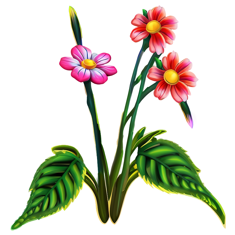 Garden Flower Motif Png 06262024 PNG image