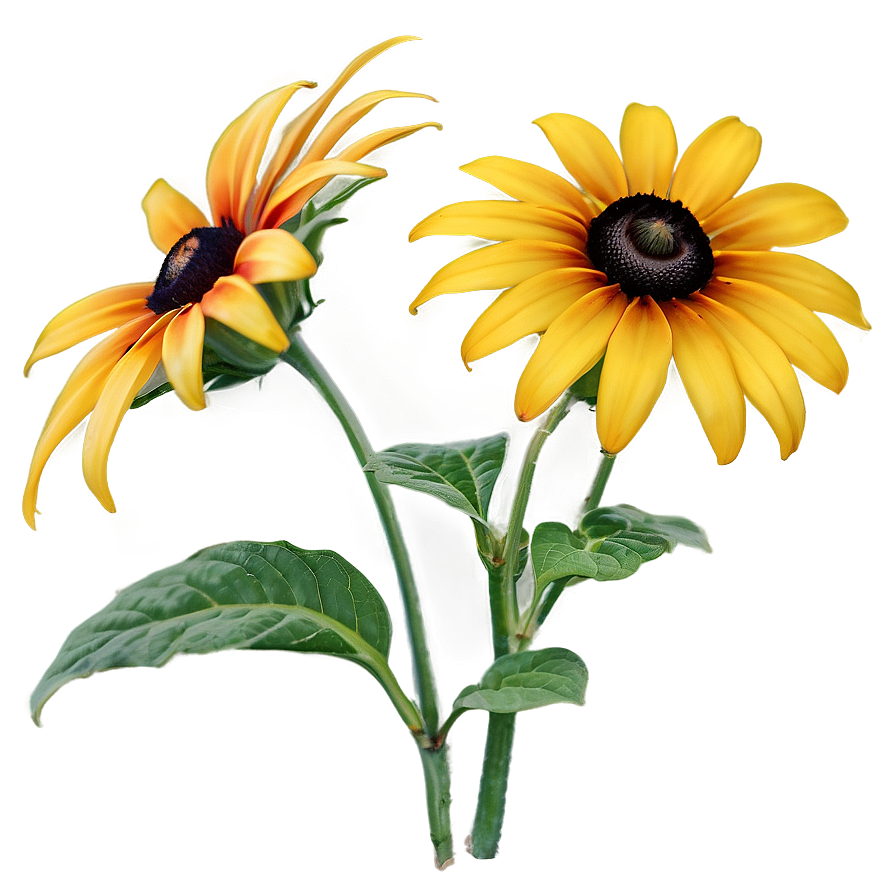 Garden Fresh Black Eyed Susan Png 06282024 PNG image