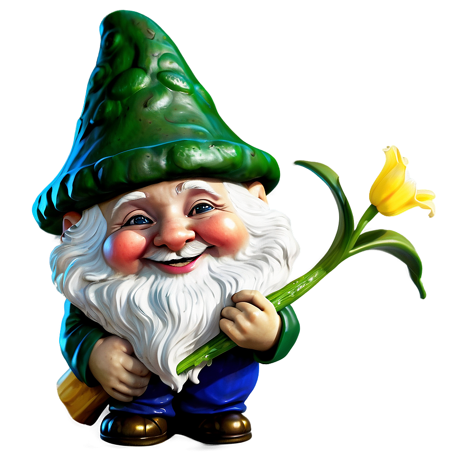 Garden Gnome With Frog Png 94 PNG image