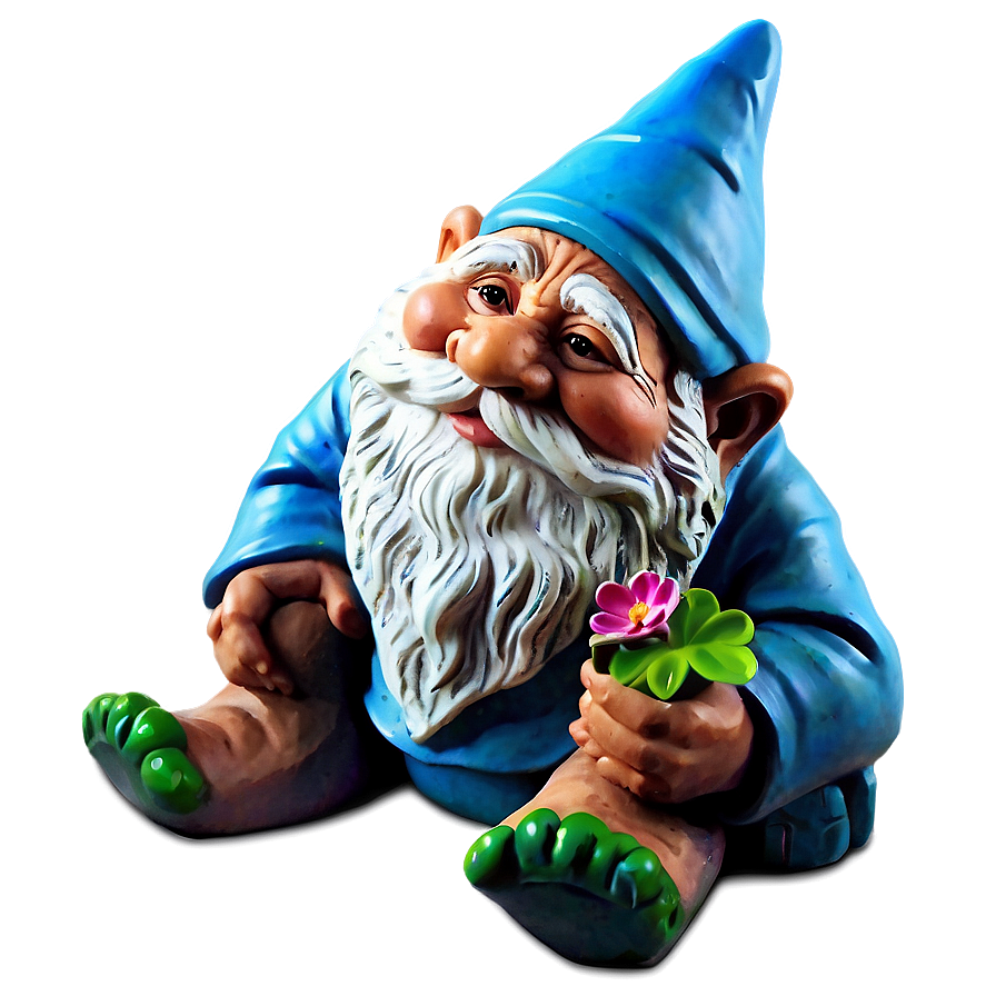 Garden Gnome With Frog Png Lyr89 PNG image