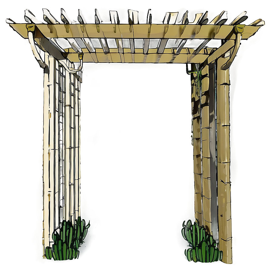 Garden Pergola Ideas Png Omn PNG image