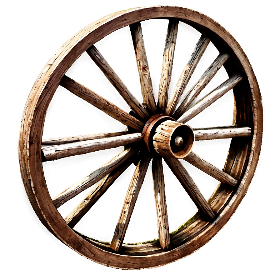 Garden Wagon Wheel Decor Png Dkd93 PNG image