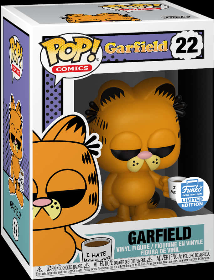 Garfield Funko Pop Vinyl Figure22 PNG image