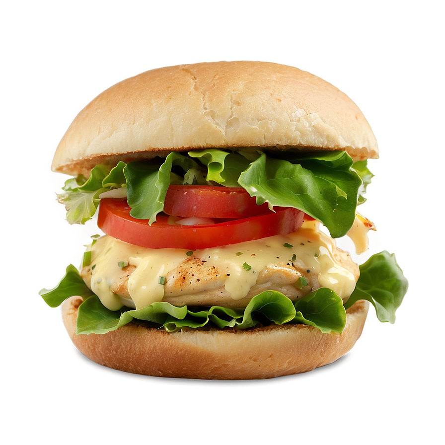 Garlic Aioli Chicken Sandwich Png 80 PNG image