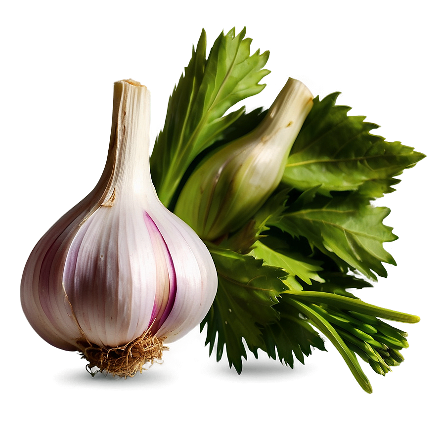 Garlic And Herbs Png Dgb74 PNG image