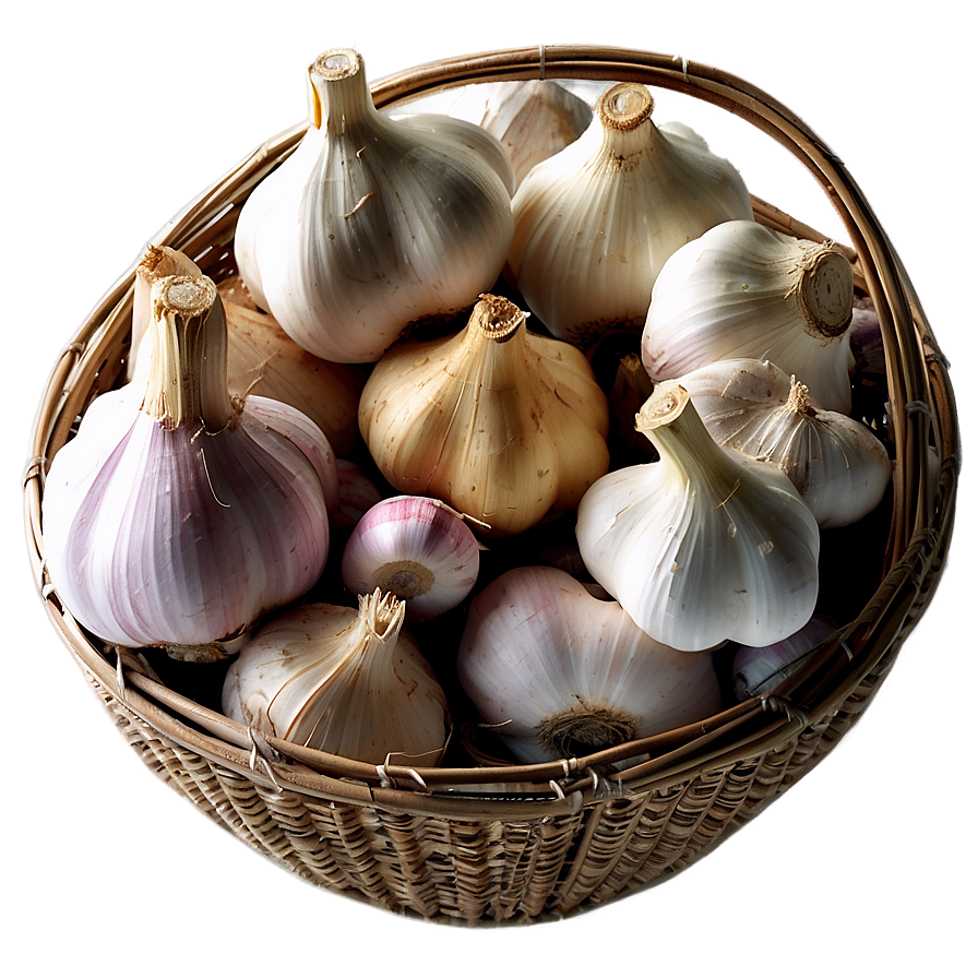 Garlic Basket Png 05242024 PNG image