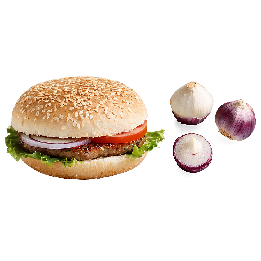 Garlic Burger Png Lvi PNG image