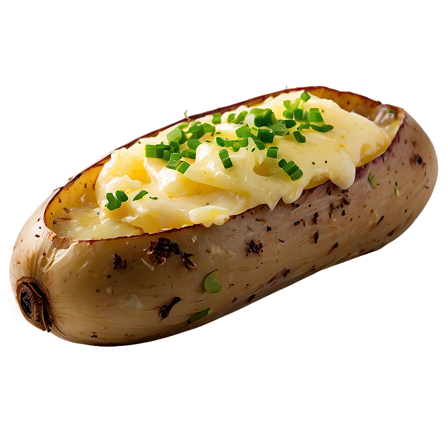 Garlic Butter Baked Potato Png 06212024 PNG image