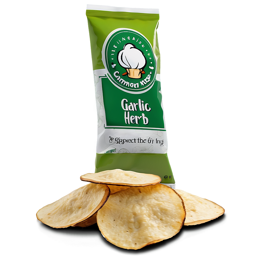 Garlic Herb Chips Png 05242024 PNG image