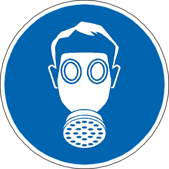 Gas Mask Symbol Graphic PNG image